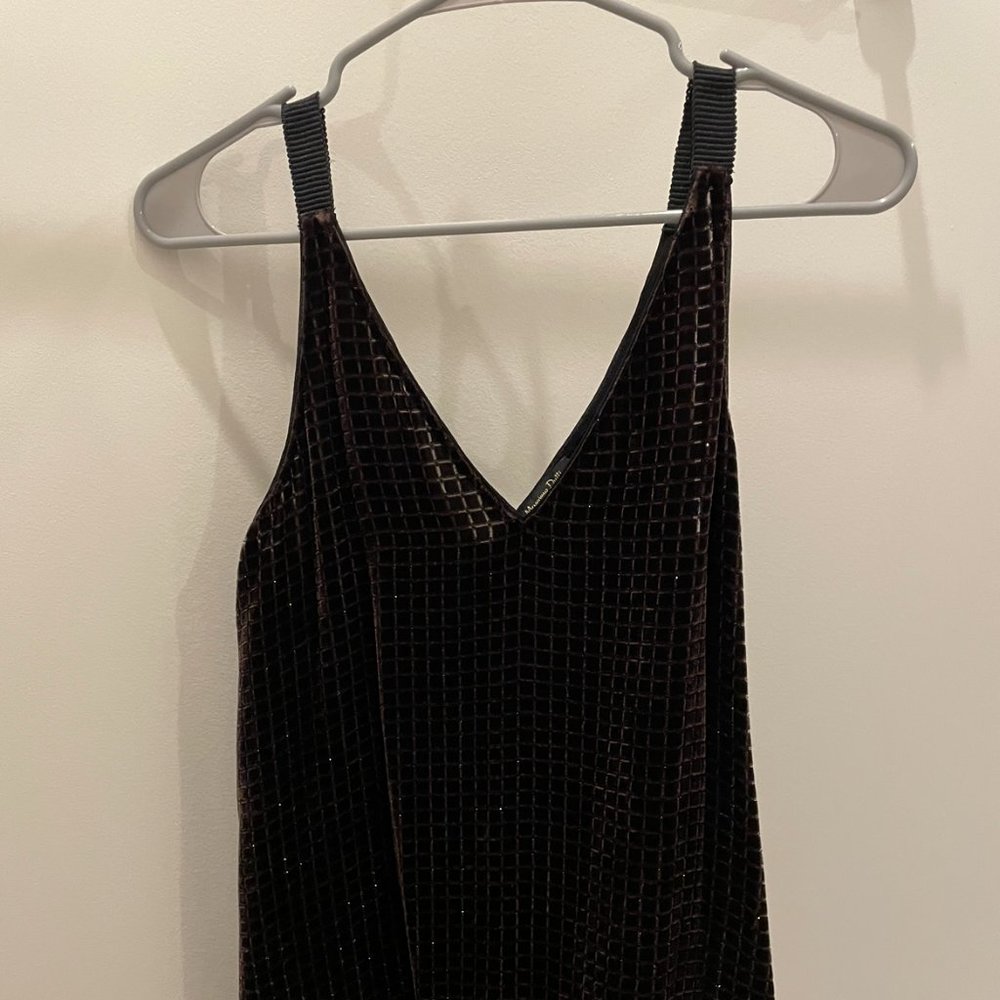 Massimo Dutti Velvet top